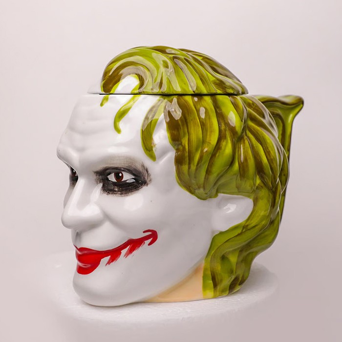 3D Kapaklı Joker Tasarımlı Porselen Kupa Bardak 3D Kapaklı Joker Tasarımlı Porselen Kupa Bardak