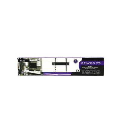 50 İnç ve 27 İnç - 50 İnç Sabit TV Askı Aparatı - LCD LED TV Uyumlu - 56-127 cm 