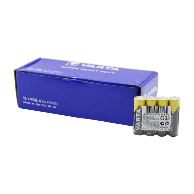60 Adet Kalem Pil - 4'lü Folyo Paketli - AA 60 Adet Kalem Pil - 4'lü Folyo Paketli - AA