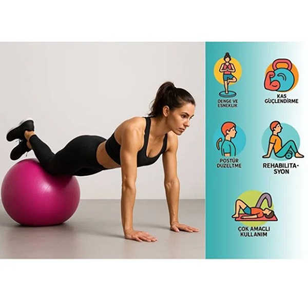 60 cm Pilates Topu 60 cm Pilates Topu