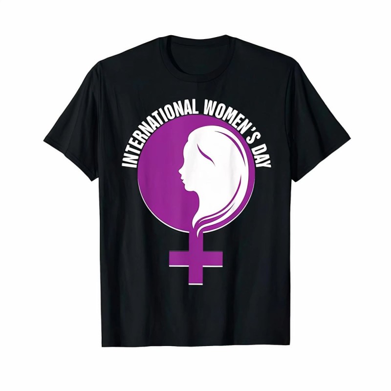 8 Mart Dünya Kadınlar Günü Baskılı Oversize Bisiklet Yaka T-shirt - Siyah 8 Mart Dünya Kadınlar Günü Baskılı Oversize Bisiklet Yaka T-shirt - Siyah