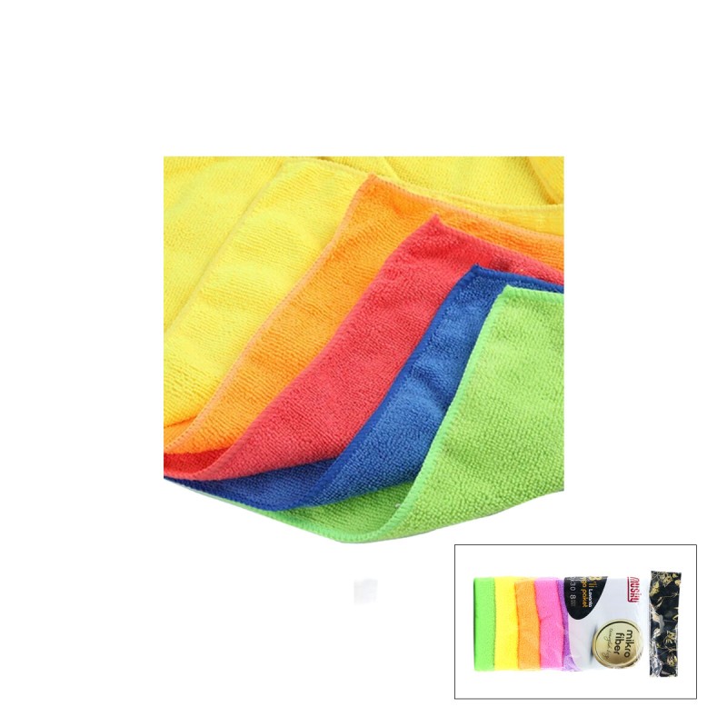 8'li Mikrofiber Temizlik Bezi Seti - Renkli - Leke Bırakmaz 8'li Mikrofiber Temizlik Bezi Seti - Renkli - Leke Bırakmaz