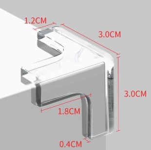 8'li Set Silikon Şeffaf Masa Kenarı Koruma Aparatı 8'li Set Silikon Şeffaf Masa Kenarı Koruma Aparatı