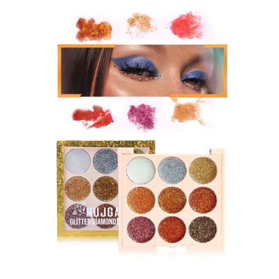 9 Renk Glitter Diamond Far Paleti - 2'li Set 9 Renk Glitter Diamond Far Paleti - 2'li Set