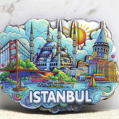 Ahşap İstanbul Temalı Magnet - Model 11 Ahşap İstanbul Temalı Magnet - Model 11