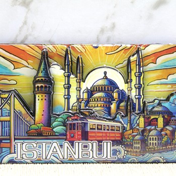 Ahşap İstanbul Temalı Magnet - Model 7 Ahşap İstanbul Temalı Magnet - Model 7