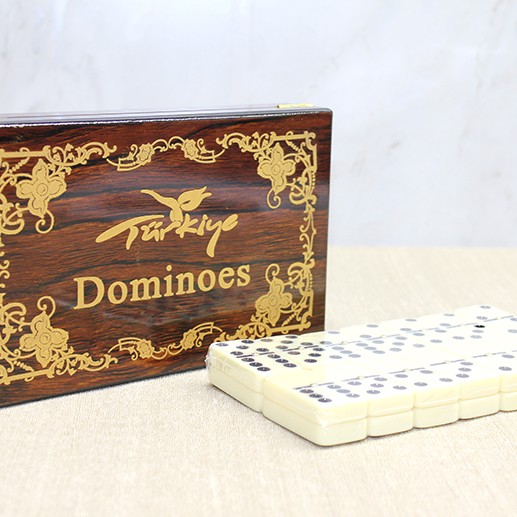Ahşap Kutulu Domino Oyunu Model 3 Ahşap Kutulu Domino Oyunu Model 3