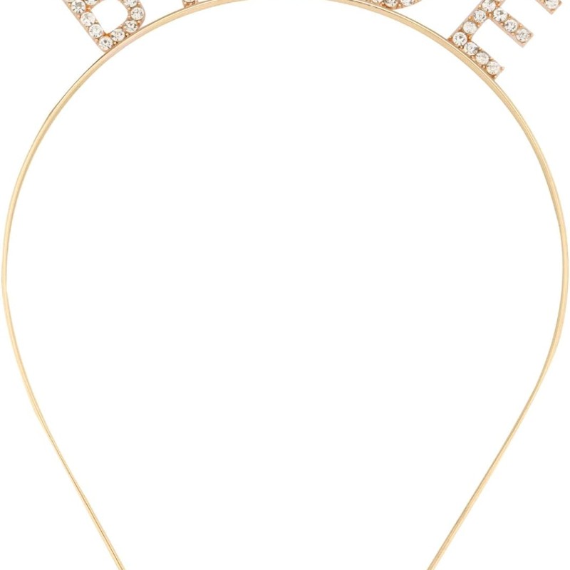 Altın Gold Renk Bekarlığa Veda Kristal Taş Bride Tacı İthal Altın Gold Renk Bekarlığa Veda Kristal Taş Bride Tacı İthal
