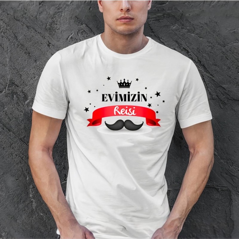 Babalar Günü Hediye Baba Temalı Baskılı Oversize Bisiklet Yaka T-shirt - Beyaz Babalar Günü Hediye Baba Temalı Baskılı Oversize Bisiklet Yaka T-shirt - Beyaz