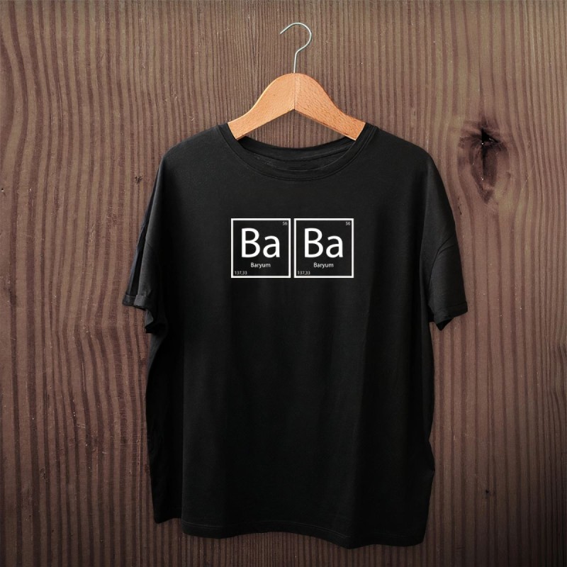 Babalar Günü Hediye Baba Temalı Baskılı Oversize Bisiklet Yaka T-shirt - Siyah Babalar Günü Hediye Baba Temalı Baskılı Oversize Bisiklet Yaka T-shirt - Siyah