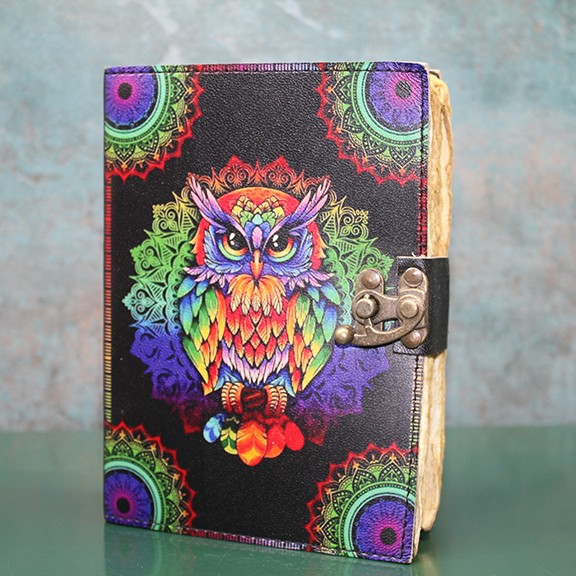 Baykuşlu Deri Defter Model 2 Baykuşlu Deri Defter Model 2