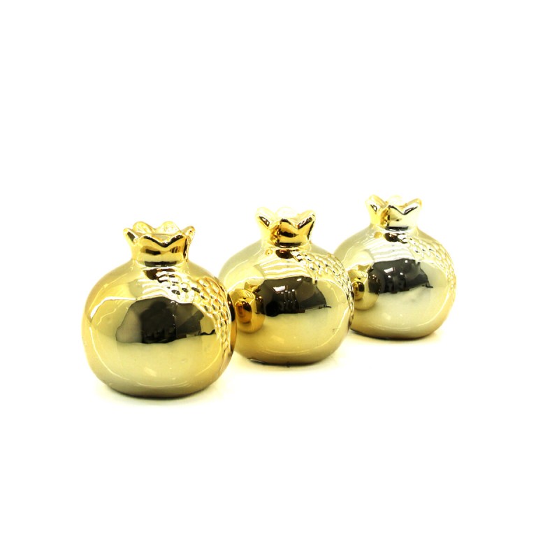 Bereket Narı Tasarımlı Biblo - Seramik - Mega Boy - Parlak Altın 