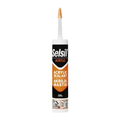 Beyaz Akrilik Mastik - Silikonize Akrilik - 500 gr Beyaz Akrilik Mastik - Silikonize Akrilik - 500 gr