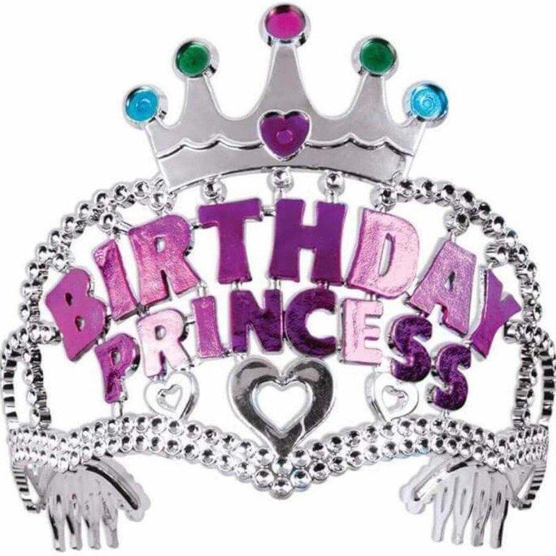 Birthday Princess Yazılı Çocuk Parti Tacı Birthday Princess Yazılı Çocuk Parti Tacı