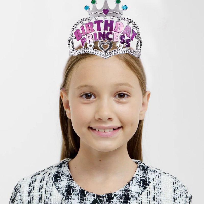 Birthday Princess Yazılı Çocuk Parti Tacı Birthday Princess Yazılı Çocuk Parti Tacı