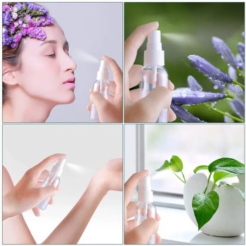 Boş Sprey Şişesi - 100 ml - Plastik - Şeffaf Boş Sprey Şişesi - 100 ml - Plastik - Şeffaf