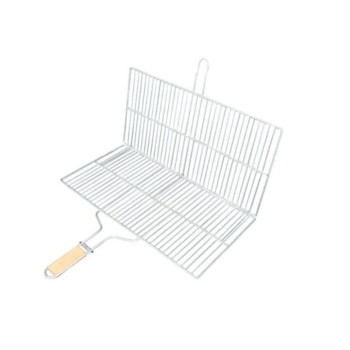 Büyük Boy Mangal Izgarası - 50x30 cm - Ahşap Saplı Büyük Boy Mangal Izgarası - 50x30 cm - Ahşap Saplı