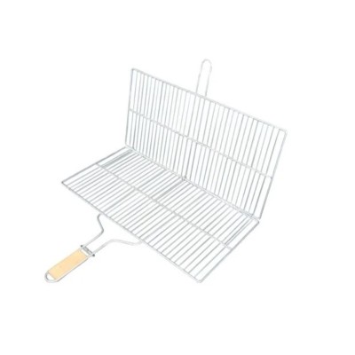 Büyük Boy Mangal Izgarası - 50x30 cm - Ahşap Saplı Büyük Boy Mangal Izgarası - 50x30 cm - Ahşap Saplı