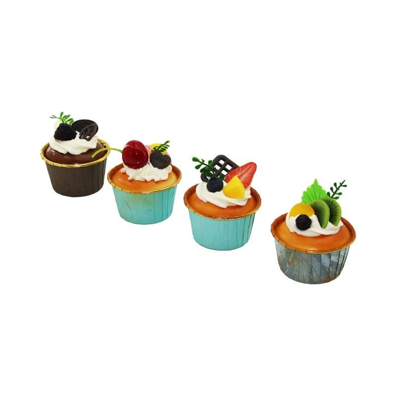Buzdolabı Magneti - Mini Muffin Tasarımlı - Karışık Model Buzdolabı Magneti - Mini Muffin Tasarımlı - Karışık Model