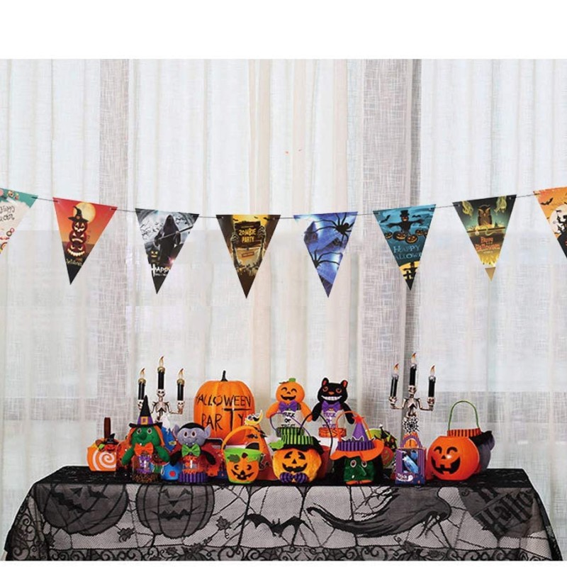 Cadılar Bayramı Halloween Flama Bayrak Banner Süs 8 li Cadılar Bayramı Halloween Flama Bayrak Banner Süs 8 li