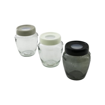 Cam Kavanoz - 580 ml - Şeffaf 