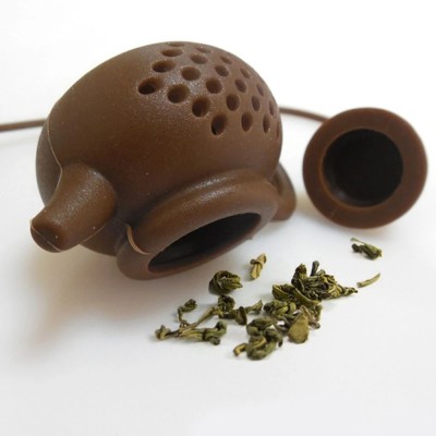 Çaydanlık Tasarımlı Çay Demleme Süzgeci Çaydanlık Tasarımlı Çay Demleme Süzgeci