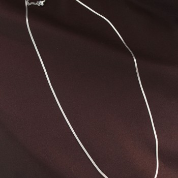 Çelik Gümüş Renk 60 cm İnce İtalyan Zincir Kolye Çelik Gümüş Renk 60 cm İnce İtalyan Zincir Kolye