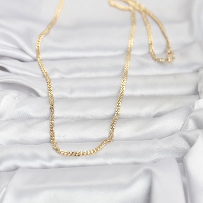 CM 14K Gold Renk 60 cm Zincir Kadın Kolye CM 14K Gold Renk 60 cm Zincir Kadın Kolye