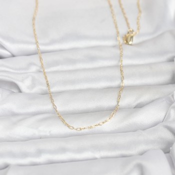 CM 14K Gold Renk 60 cm Zincirli Kadın Kolye CM 14K Gold Renk 60 cm Zincirli Kadın Kolye