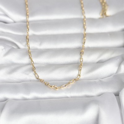 CM 14K Gold Renk Ataç Zincir Model 60 cm Kadın Kolye CM 14K Gold Renk Ataç Zincir Model 60 cm Kadın Kolye