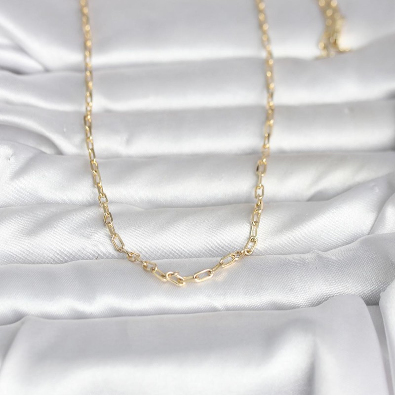 CM 14K Gold Renk Ataç Zincir Model 60 cm Kadın Kolye CM 14K Gold Renk Ataç Zincir Model 60 cm Kadın Kolye