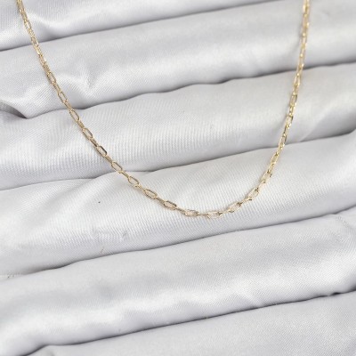 CM 14K Gold Renk Ataç Zincir Model 60 cm Kadın Kolye CM 14K Gold Renk Ataç Zincir Model 60 cm Kadın Kolye