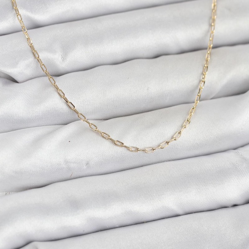 CM 14K Gold Renk Ataç Zincir Model 60 cm Kadın Kolye CM 14K Gold Renk Ataç Zincir Model 60 cm Kadın Kolye