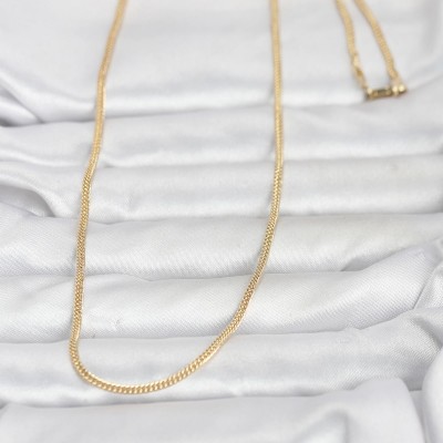 CM 14K Gold Renk Dolgun Zincir Model 60 cm Kadın Kolye CM 14K Gold Renk Dolgun Zincir Model 60 cm Kadın Kolye