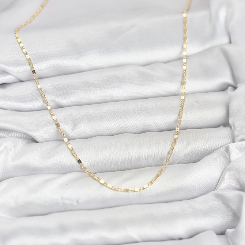 CM 14K Gold Renk Ezme Zincir Model 60 cm Kadın Kolye CM 14K Gold Renk Ezme Zincir Model 60 cm Kadın Kolye