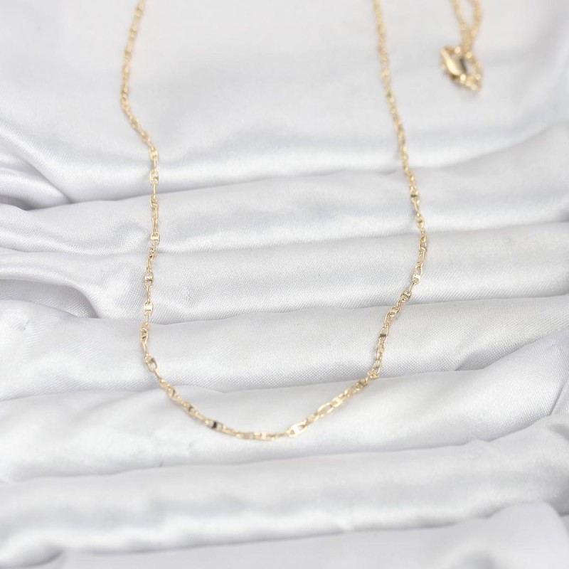 CM 14K Gold Renk Gemici Zincir Model 60 cm Kadın Kolye CM 14K Gold Renk Gemici Zincir Model 60 cm Kadın Kolye