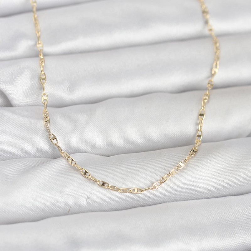 CM 14K Gold Renk Gemici Zincir Model 60 cm Kadın Kolye CM 14K Gold Renk Gemici Zincir Model 60 cm Kadın Kolye