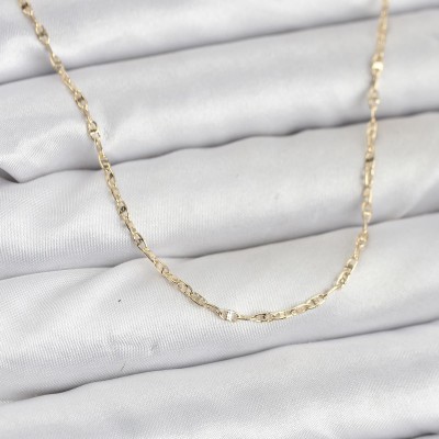CM 14K Gold Renk Gemici Zincir Model 60 cm Kadın Kolye CM 14K Gold Renk Gemici Zincir Model 60 cm Kadın Kolye