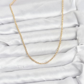 CM 14K Gold Renk Halka Model 60 cm Kadın Kolye CM 14K Gold Renk Halka Model 60 cm Kadın Kolye