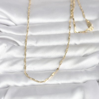 CM 14K Gold Renk İnce Ataç Zincir Model 60 cm Kadın Kolye CM 14K Gold Renk İnce Ataç Zincir Model 60 cm Kadın Kolye