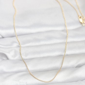 CM 14K Gold Renk İnce Top Zincirli 60 cm Kadın Kolye CM 14K Gold Renk İnce Top Zincirli 60 cm Kadın Kolye