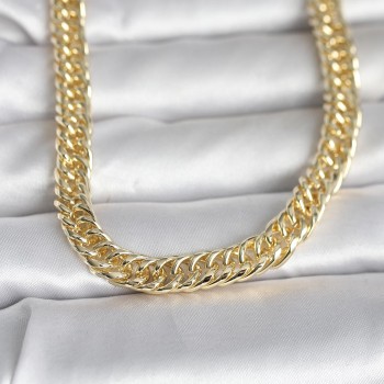 CM 14K Gold Renk Kalın Zincir Model 60 cm Kadın Kolye