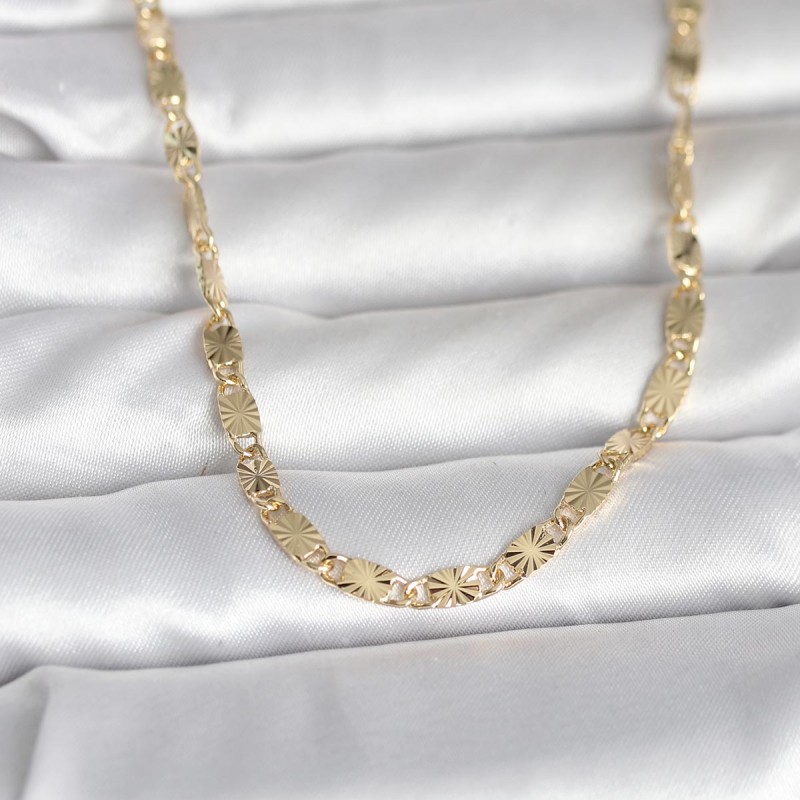 CM 14K Gold Renk Lazer Model 45 cm Kadın Kolye CM 14K Gold Renk Lazer Model 45 cm Kadın Kolye