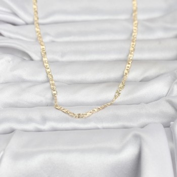 CM 14K Gold Renk Lazer Zincirli Model 60 cm Kadın Kolye CM 14K Gold Renk Lazer Zincirli Model 60 cm Kadın Kolye