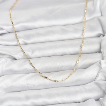 CM 14K Gold Renk Pirinç Ataç Zincir 60 cm Kadın Kolye CM 14K Gold Renk Pirinç Ataç Zincir 60 cm Kadın Kolye