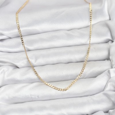 CM 14K Gold Renk Pirinç Zincir Model Kadın Kolye CM 14K Gold Renk Pirinç Zincir Model Kadın Kolye