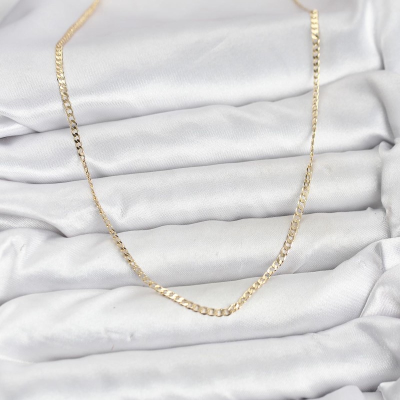 CM 14K Gold Renk Pirinç Zincir Model Kadın Kolye CM 14K Gold Renk Pirinç Zincir Model Kadın Kolye