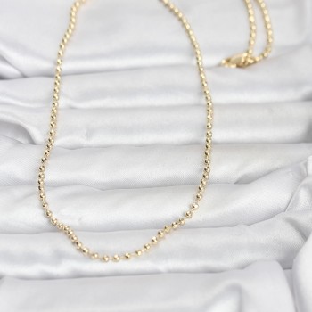 CM 14K Gold Renk Top Zincirli Model 60 cm Kadın Kolye CM 14K Gold Renk Top Zincirli Model 60 cm Kadın Kolye