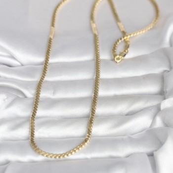CM 14K Gold Renk Yassı Ezme Zincir Model 60 cm Kadın Kolye CM 14K Gold Renk Yassı Ezme Zincir Model 60 cm Kadın Kolye