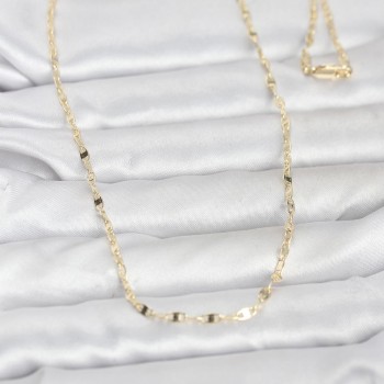 CM 14K Gold Renk Yassı Gemici Zincir Model 60 cm Kadın Kolye CM 14K Gold Renk Yassı Gemici Zincir Model 60 cm Kadın Kolye